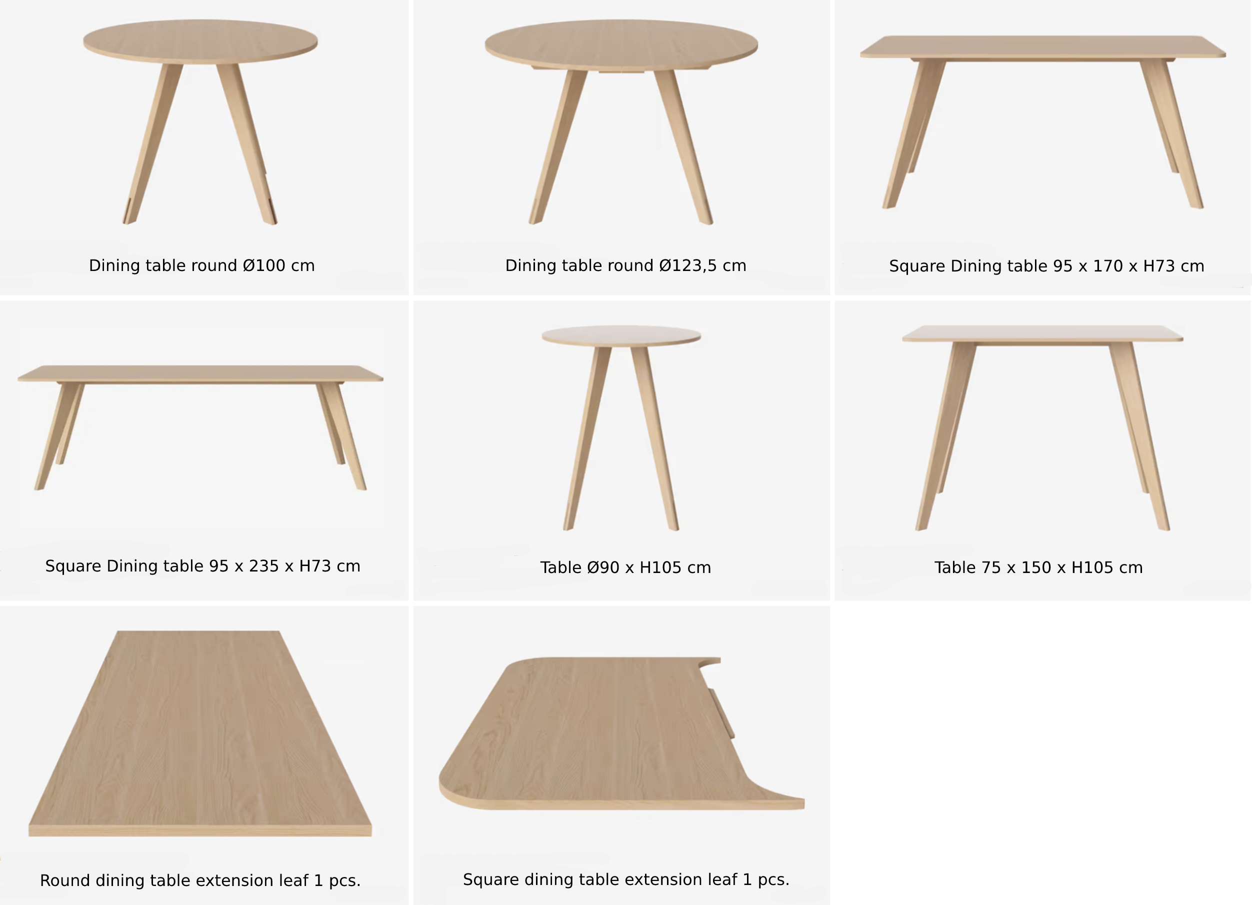 NewMood Table Variations