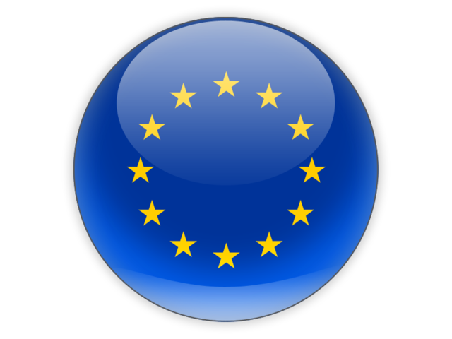 european union round Logo