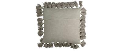 Tassels Cotton Grey